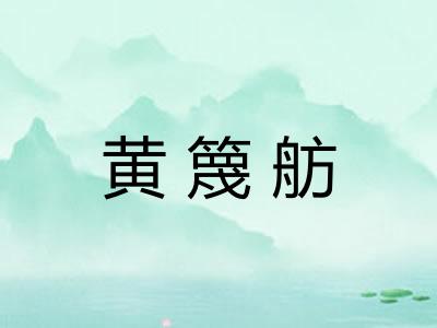 黄篾舫 黄篾舫